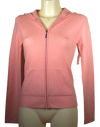 Cashmere zip up Hoody in Pink